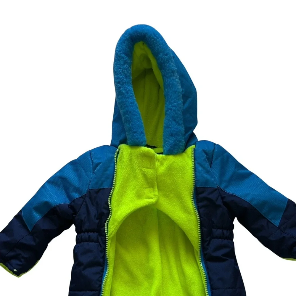 WIPPETTE KIDS Infant Snowsuit 6-9 Months Warm‎ Winter Plush Puffer Booties Glove